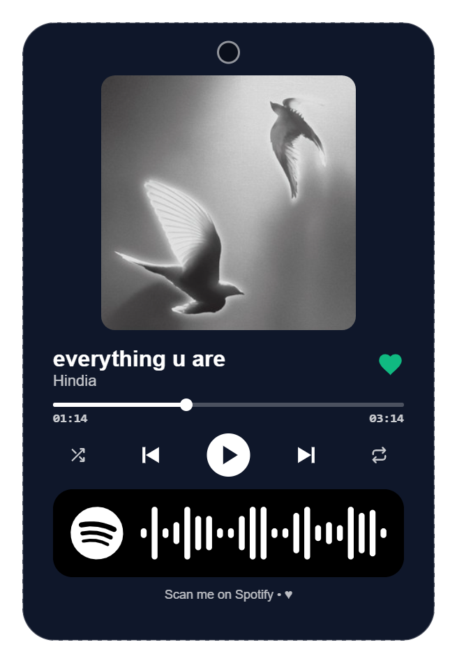 Prototype Sisi Depan MyTune - Hindia everything u are